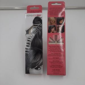 VersiComb Marle Cream Comb Brush in 1 Detangles Shine Volumizes Smothes Seperate